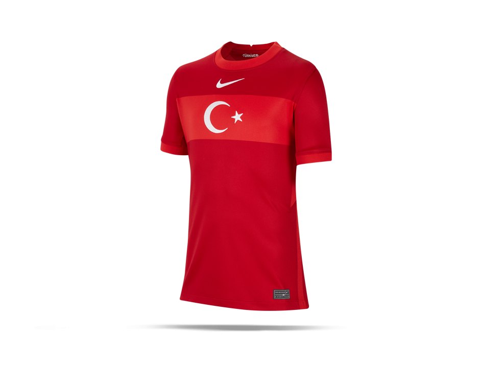 NIKE Türkei Trikot Away EM 2020 Kids Rot (687)
