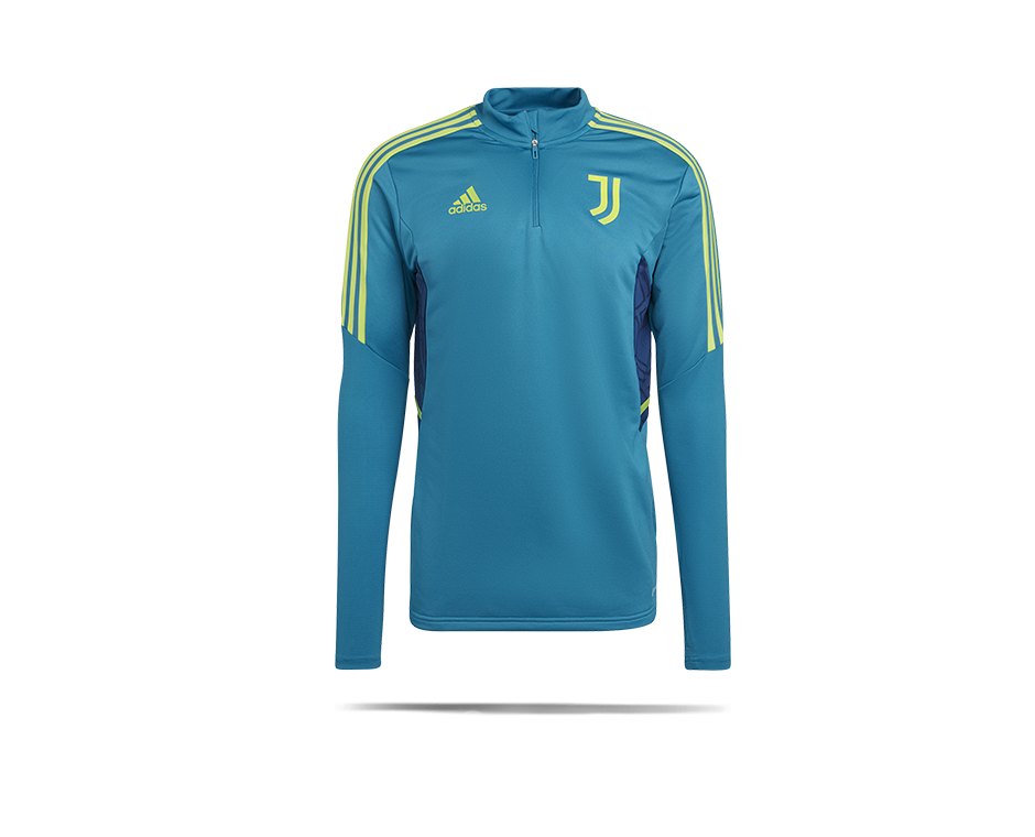 adidas Juventus Turin HalfZip Sweatshirt Blau (HA2640)