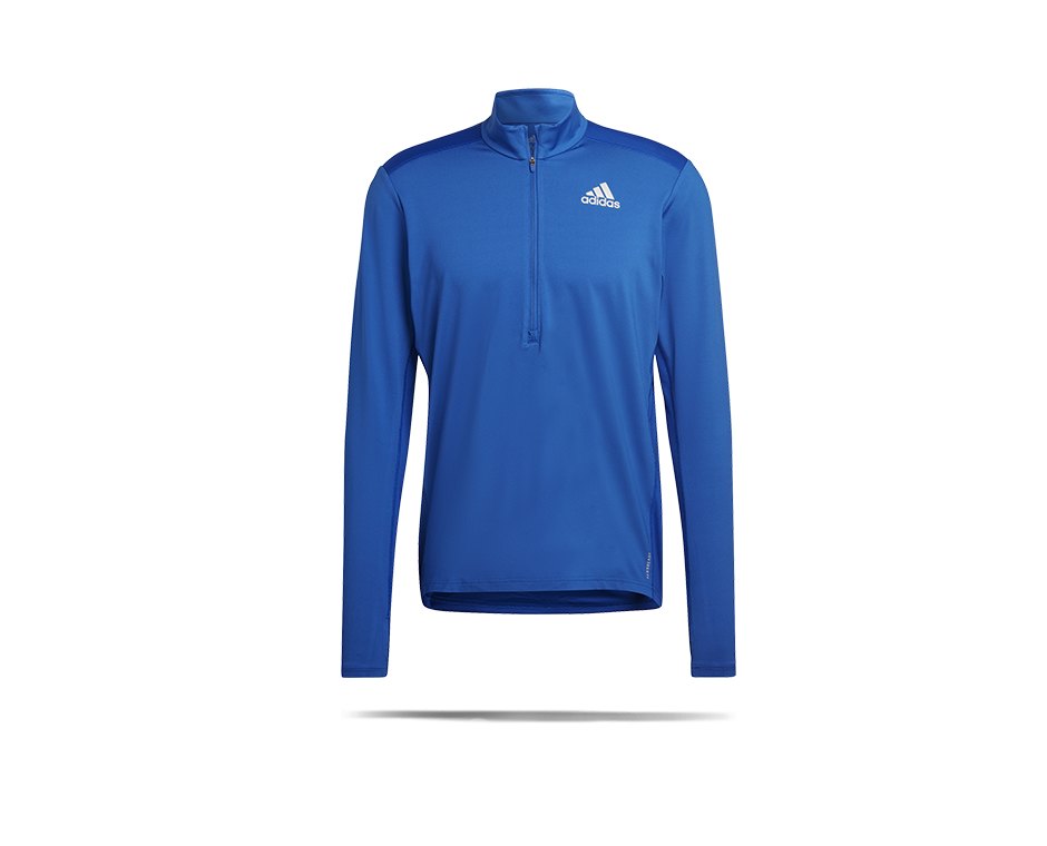adidas OTR 1/2 Zip Sweatshirt Running Blau (HL6000)