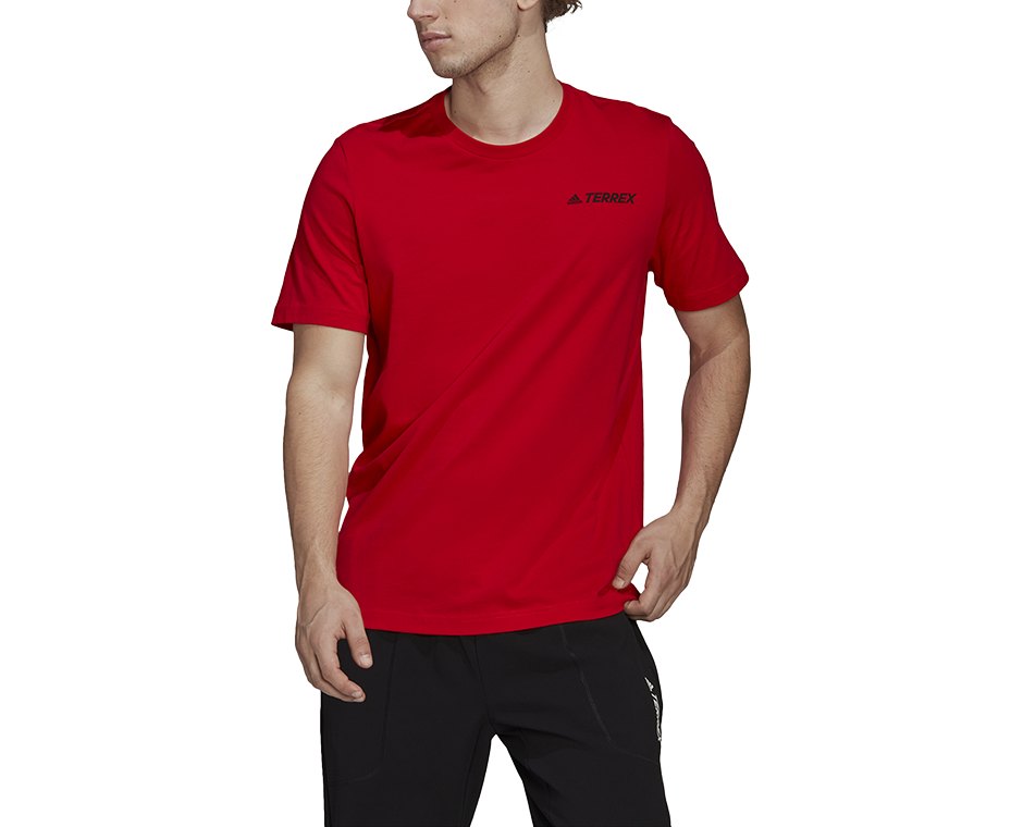 adidas Terrex Mountain Graphic T-Shirt Rot (HE1766) ZL8010