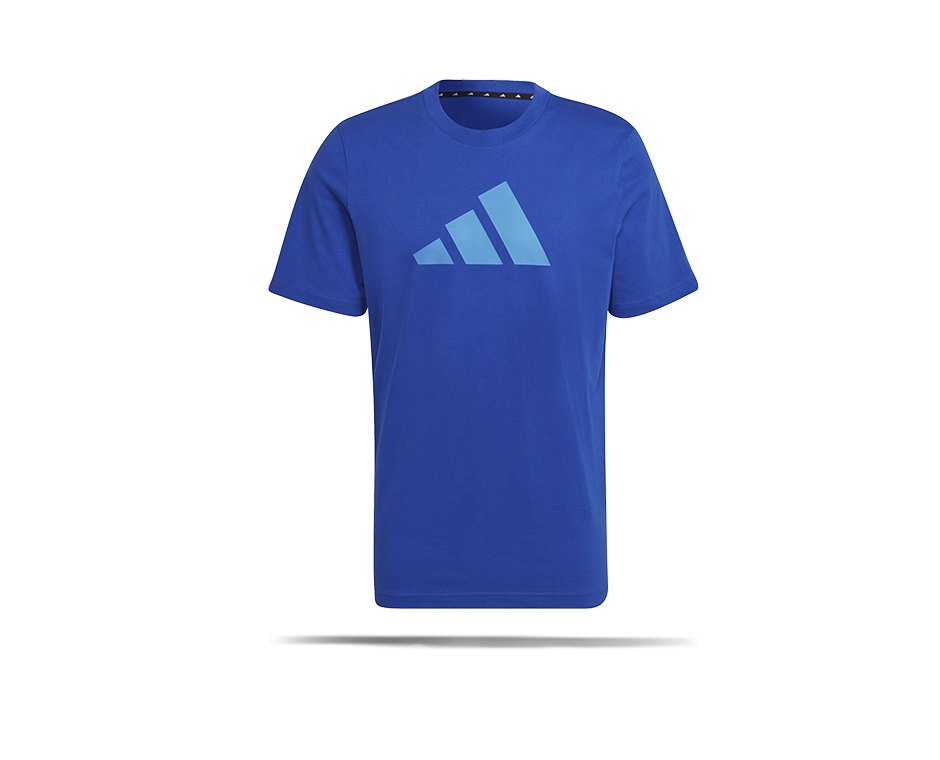 adidas Three Bar Future Icons T-Shirt Blau (HE2223)