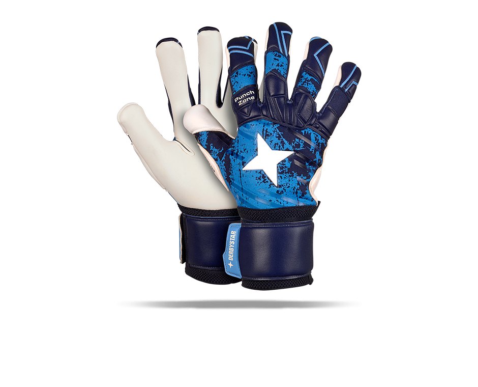 DERBYSTAR APS Super Grip v22 TW-Handschuh Blau Weiss (000)