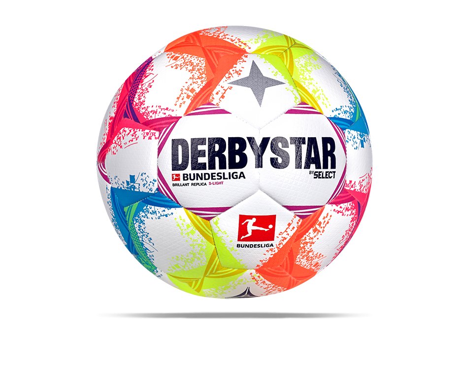 5 weiß Fußball Ball Derbystar Trainingsball DFL Bundesliga Brillant Replica Gr 