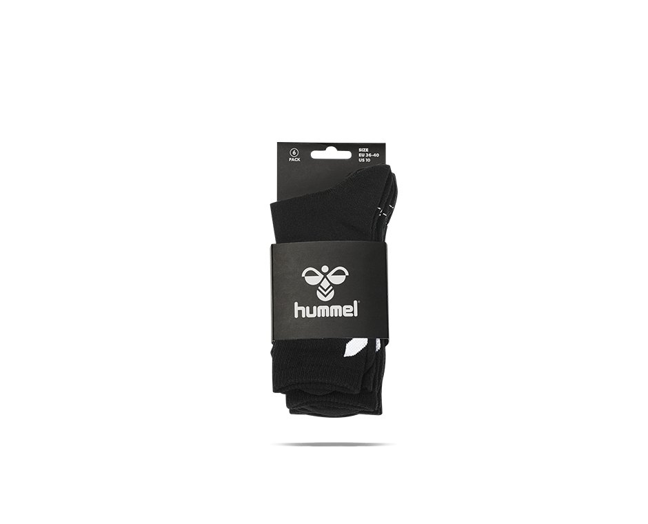 HUMMEL hmlchevron 6-Pack Socken Schwarz F2001 ER7643