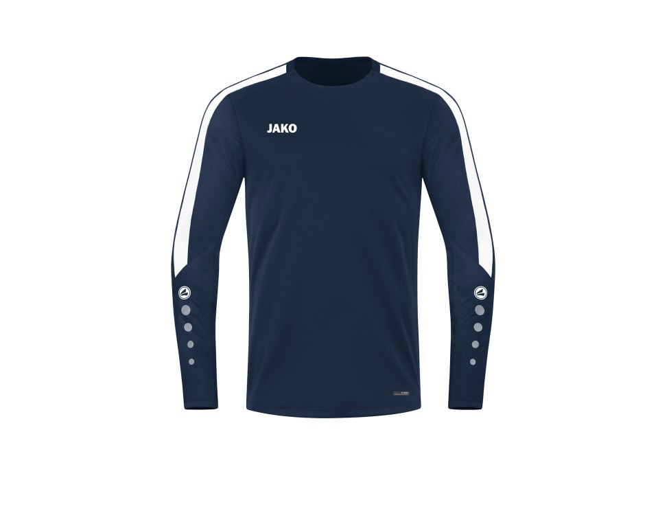 JAKO Power Sweatshirt Blau Weiss F900