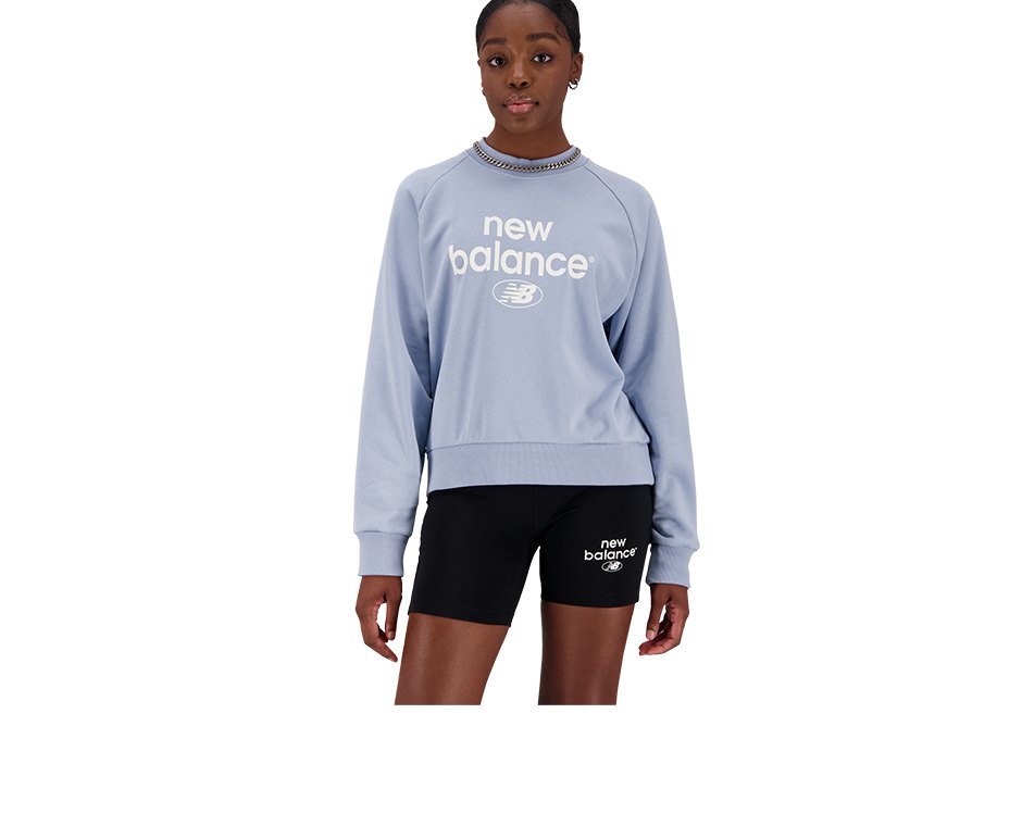 NEW BALANCE Essentials Sweatshirt Damen Grau (LAY)