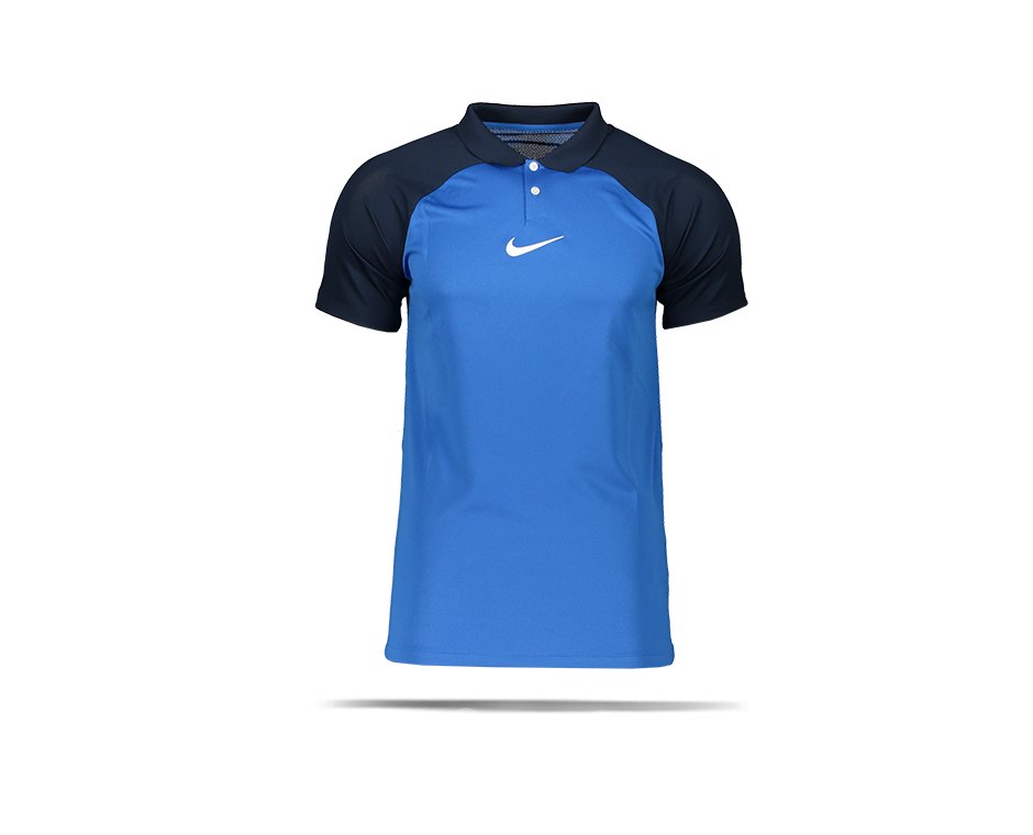 NIKE Academy Pro Poloshirt Blau Weiss (463)