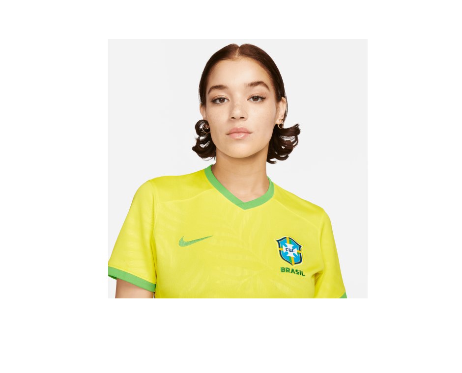NIKE Brasilien Trikot Home Frauen WM 2023 Damen Gelb Grün F740
