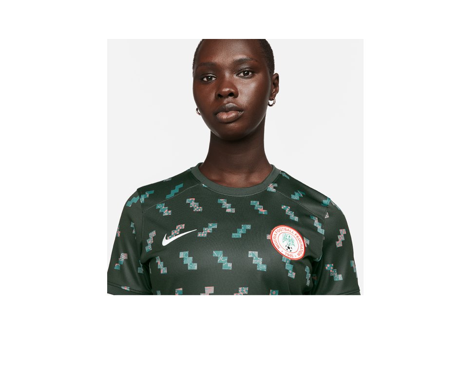 NIKE Nigeria Trikot Away Frauen WM 2023 Damen Grün Weiss F382