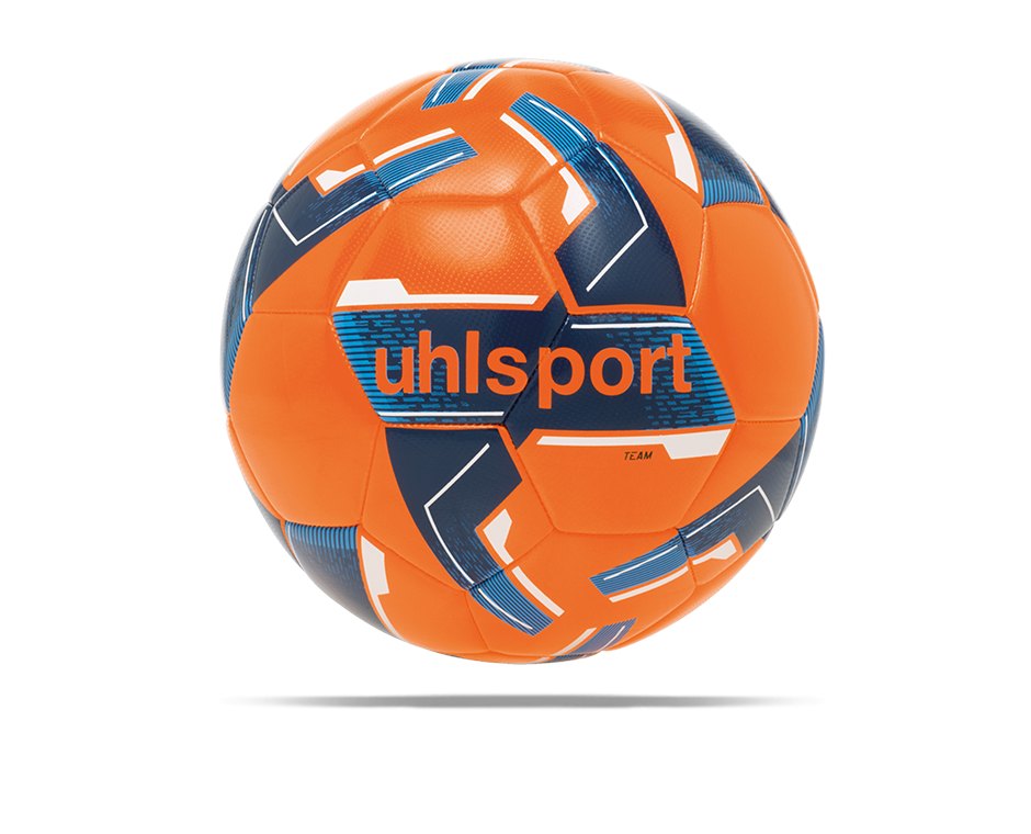 UHLSPORT Team Trainingsball Gr. 5 Orange Blau (002)