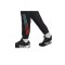 adidas 3-Stripes Jogginghose Schwarz Blau Rot - schwarz