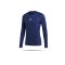 adidas Alphaskin Longsleeve Shirt Kinder (CW7322) - blau