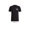 adidas D2M Motion T-Shirt Training Schwarz Weiss (GM2116) - schwarz