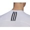 adidas D2M T-Shirt Weiss Schwarz (GM2135) - weiss