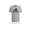adidas Logo Graphic T-Shirt Grau Schwarz (HA0906) - grau