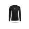 adidas Team Base Tee Unterhemd langarm (GN5677) - schwarz