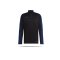adidas Tiro ES Tracktop Sweatshirt Schwarz Blau (HU0327) - schwarz