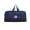 adidas Tiro League Duffel Bag Gr. L Blau Weiss - dunkelblau