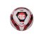 Cawila Fussball 11teamsports | Hybrid Technology | Größe 5 Weiss Rot - weiss