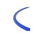 Cawila Koordinationsringe 50cm | 6er Set | Blau | inklusive Tasche - blau