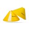 Cawila Markierungshauben L | 10er Set | Durchmesser 30cm, Höhe 15cm | gelb - gelb