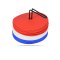 Cawila Gummi Markierungsscheiben 30er Set | rutschfeste Floormarker | 15cm | rot/blau/weiß - blau