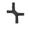 Cawila Tornetz 1,80 x 1,20m | Tiefe 0,70 x 0,70m | Maschenweite 10cm | Stärke 3mm | schwarz - schwarz