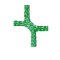 Cawila Tornetz 3,00x2,00m | Tiefe 0,8x1,0m | Maschenweite 10cm | Stärke 4mm | grün - gruen