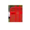 Cawila Trainingsdummy PRO 180cm Rot | Freistoßdummy aus sehr robustem Kunststoff - rot