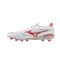 Mizuno Morelia Neo IV Alpha Made in Japan FG Charge Weiss Rot F60 - weiss