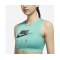 Nike Air High-Neck medSup Sport-BH Damen (392) - gruen