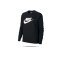 Nike Crew Fleece Sweatshirt Damen Schwarz (010) - schwarz