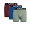 Nike Essential Micro Boxer Brief Boxershort 3er Pack Grün Blau Rot FEXS - gruen
