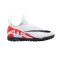 Nike Jr Air Zoom Mercurial Vapor XV Academy TF Ready Kids Rot Weiss Schwarz F600 - rot