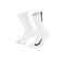 Nike Multiplier Crew Socks Socken 2er Pack (100) - weiss