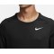 Nike Pro Warm Sweatshirt Schwarz Weiss (010) - schwarz