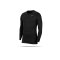 Nike Pro Warm Sweatshirt Schwarz Weiss (010) - schwarz