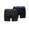 PUMA Heritage Stripe Boxer 2er Pack Schwarz Blau F018 - schwarz