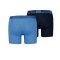 PUMA New Pouch Boxer 2er Pack Blau Schwarz F004 - blau