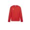 PUMA teamGOAL Training Sweatshirt Rot F01 - rot