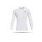 Under Armour CG Fitted Crew Langarmshirt (100) - weiss