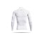 Under Armour HG Compression Mock langarm (100) - weiss