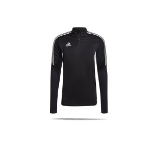 adidas-condivo-22-halfzip-sweatshirt-schwarz-weiss-ha6269-teamsport_front.png