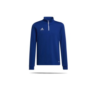adidas-entrada-22-halfzip-sweatshirt-kids-blau-hg6290-teamsport_front.png