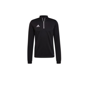 adidas-entrada-22-halfzip-sweatshirt-schwarz-h57544-teamsport_front.png