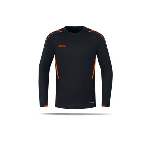 jako-challenge-sweatshirt-kids-schwarz-orange-f807-8821-teamsport_front.png