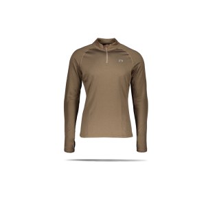 newline-halfzip-sweatshirt-running-braun-f8220-510136-laufbekleidung_front.png