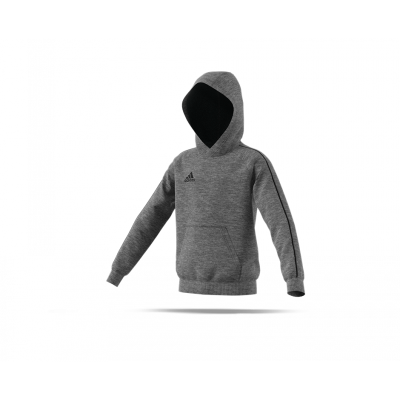 adidas Core 18 Hoody Kapuzensweatshirt Kinder (CV3429) in Gr adidas Core 18 Hoodie Kinder schwarz |