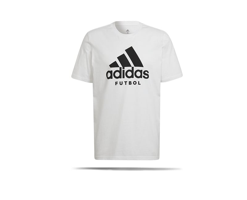 Raza humana empleo Combatiente adidas Logo Graphic T-Shirt Weiss Schwarz (HA0900) | Sportbekleidung