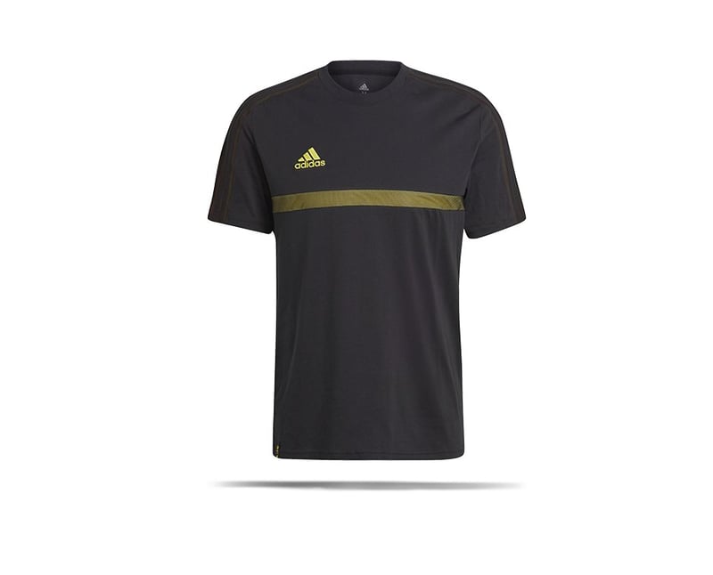 adidas Messi Pitch2Street T-Shirt Schwarz Gelb (HD9867) - schwarz